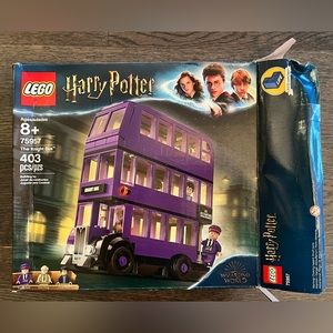 Lego Harry Potter The Knight Bus 75957 New w/ open damaged box